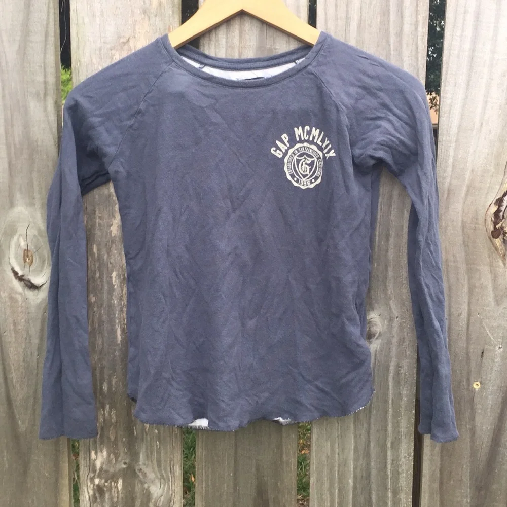 Gap Kids Lined Long Sleeve Tee Shirt